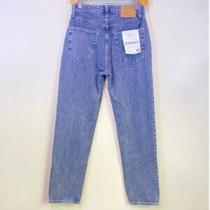 NWT Rag & Bone Nina High Rise Ankle Cigarette Gray jeans 25us Button Fly